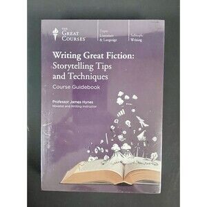 The Great Courses: Writing Great Fiction Storytelling Tips DVD w/Guidebook NEW